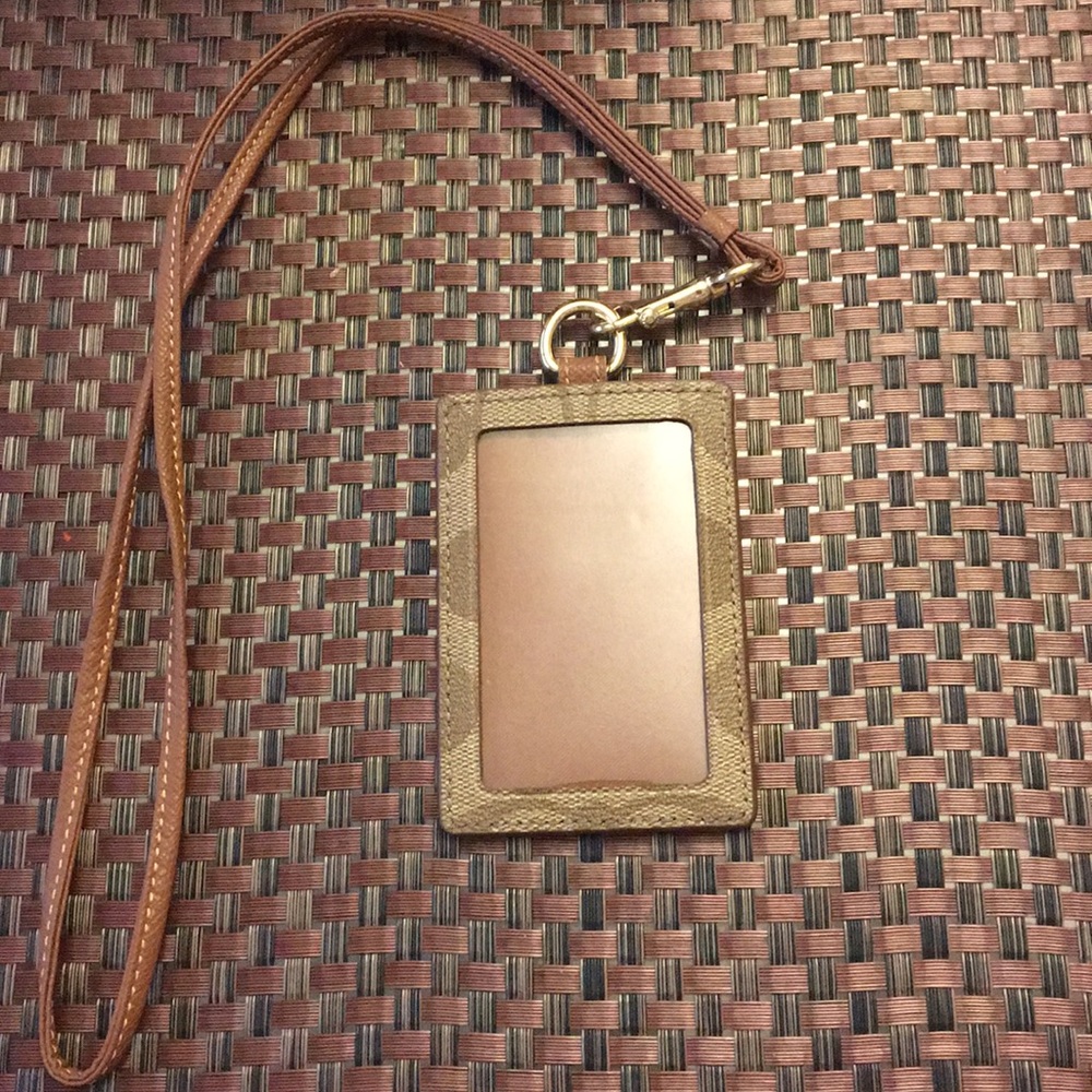 Coach ID lanyard.